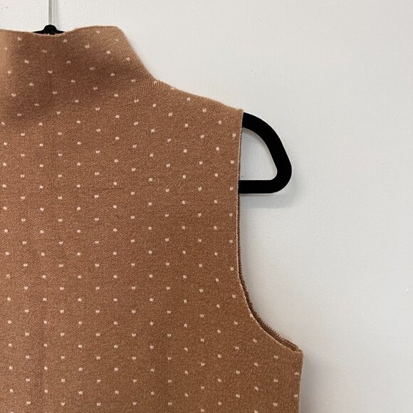 Nanette Leopre Sweater Vest Tunic Sleeveless Top Swiss Dot Sz M - Picture 7 of 12
